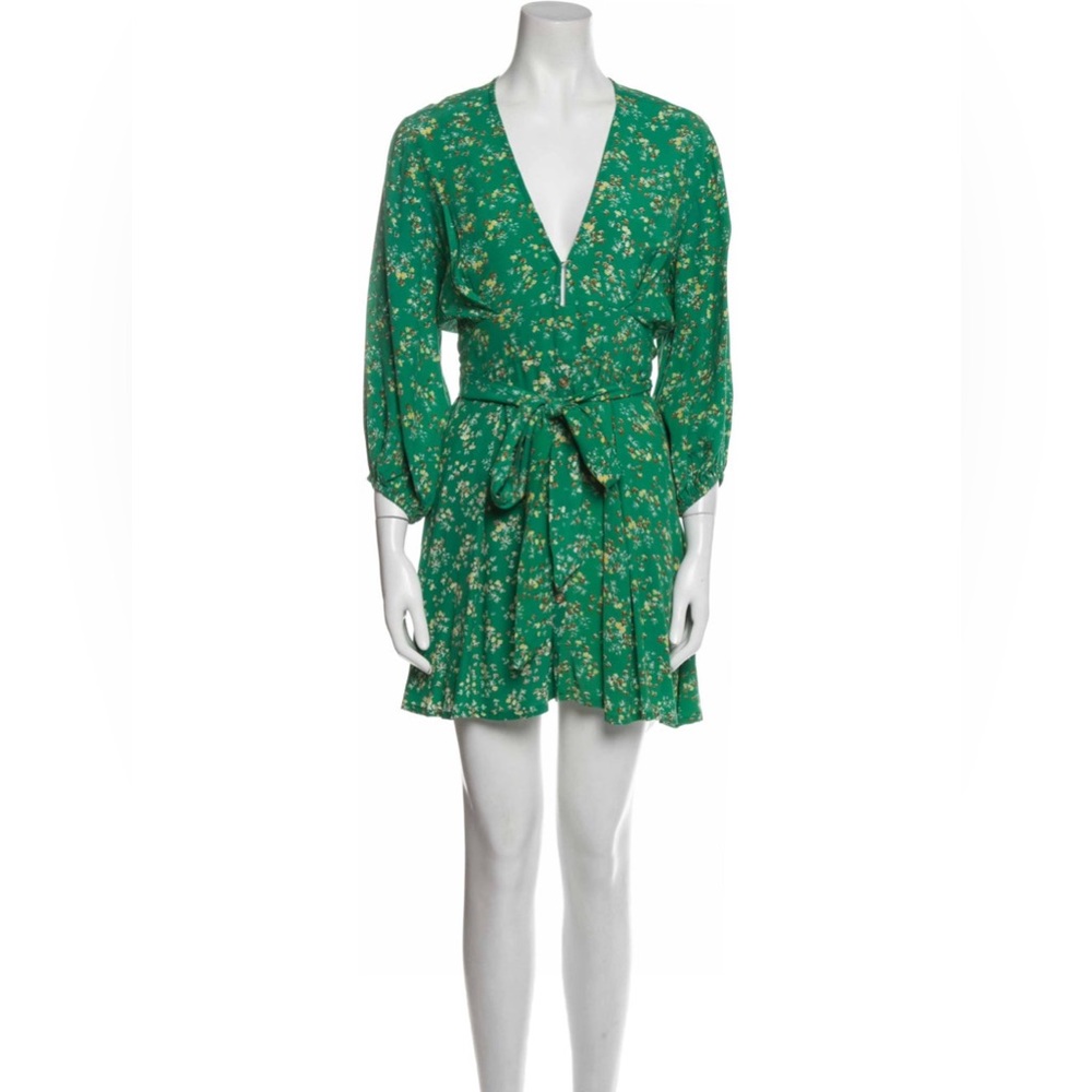 Faithful the brand green floral dress